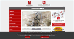 Desktop Screenshot of collezioni.genusbononiae.it